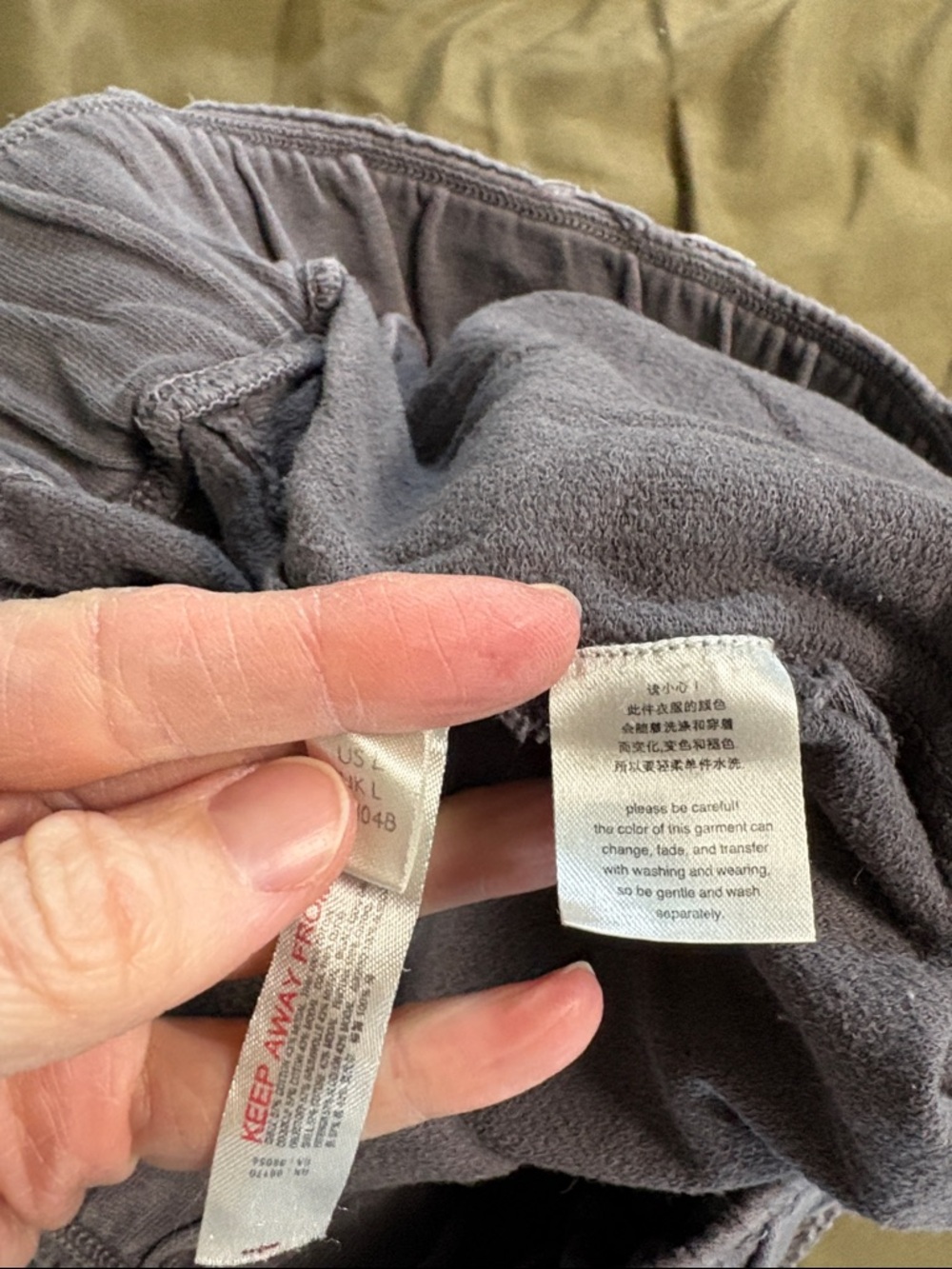 Free people movement Utility Harem Jogger Cargos Pants Ladies Large - Picture 7 of 7